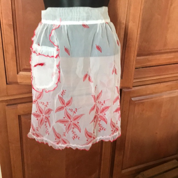 Other - Sheer Waist Apron with Pocket